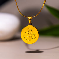 Om Pendant IGP Gold Plating