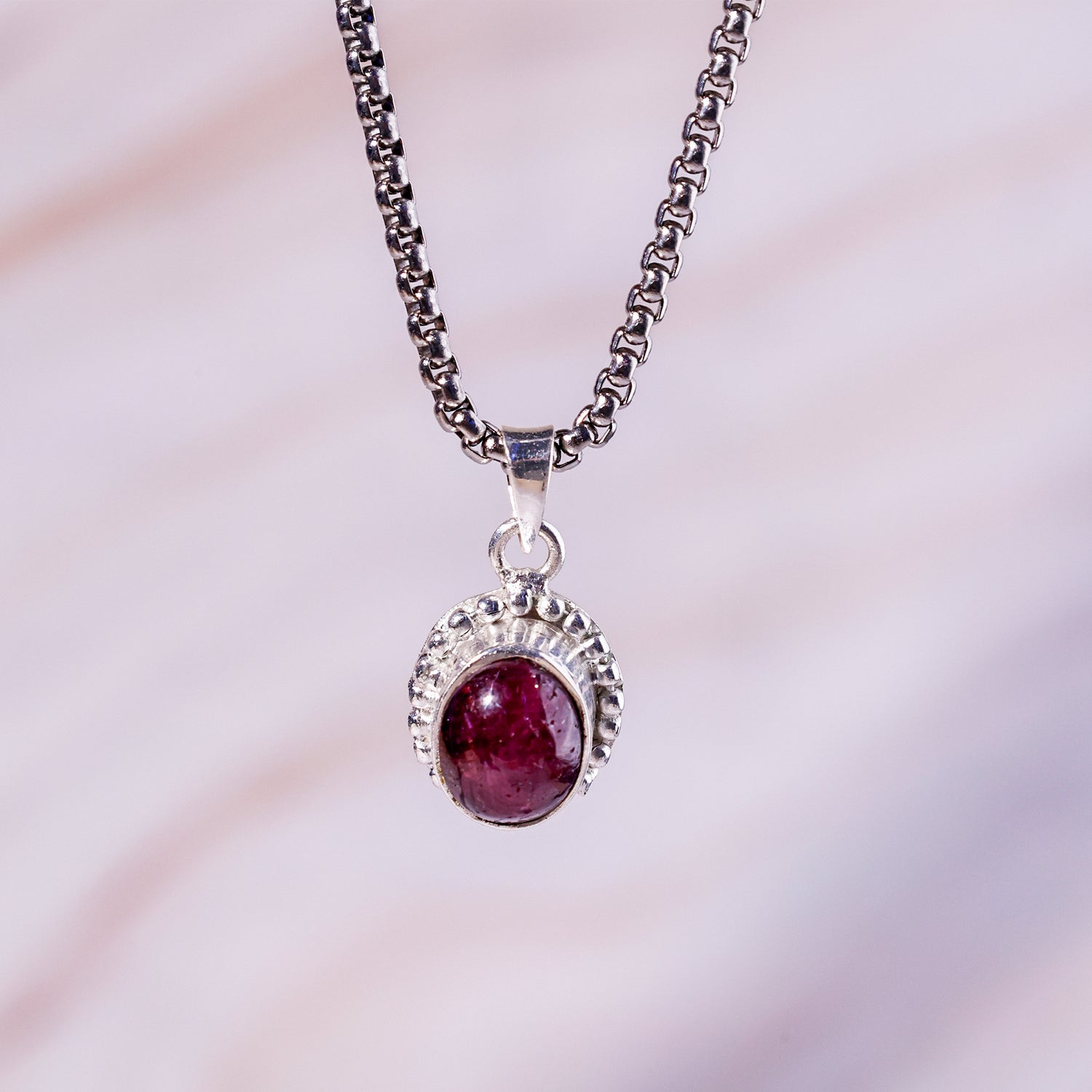 Ruby Pendant - Abhimantrit