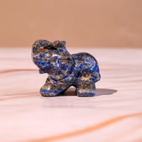Lapis Lazuli Crystal Elephant