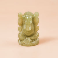 Green Aventurine Ganesh ji - Abhimantrit & Certified