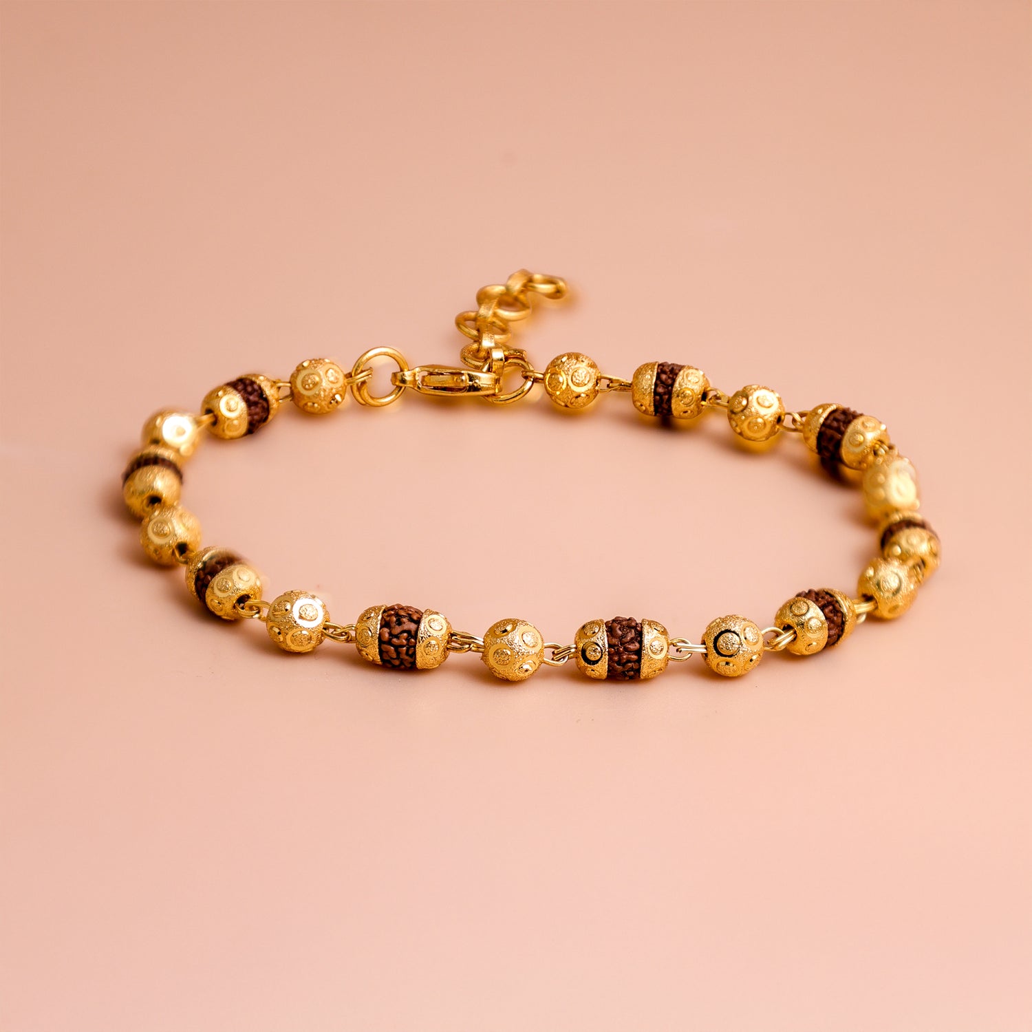 Rudraksha Divya Bracelet Gold Plated - Abhimantrit
