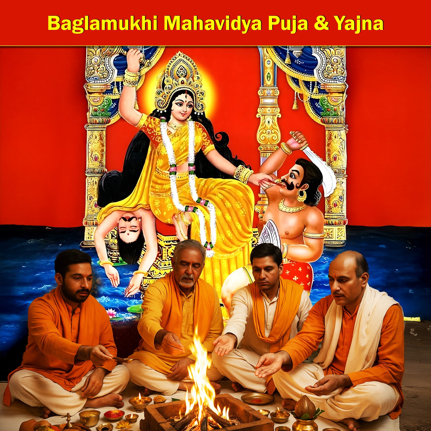 Baglamukhi Mahavidya Puja & Yajna: Eliminate Enemies And Achieve Success