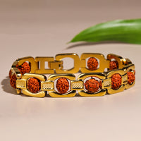 Rudraksha Bracelet (IGP Gold Plating)