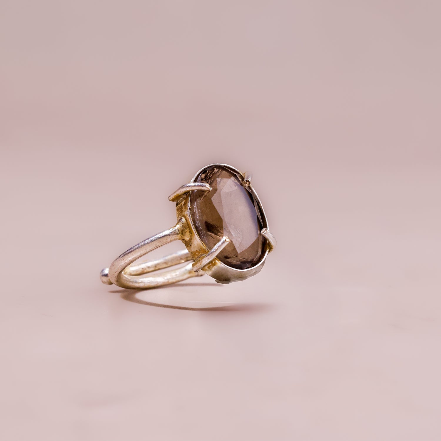 Smoke Quartz Ring - Abhimantrit & Certified