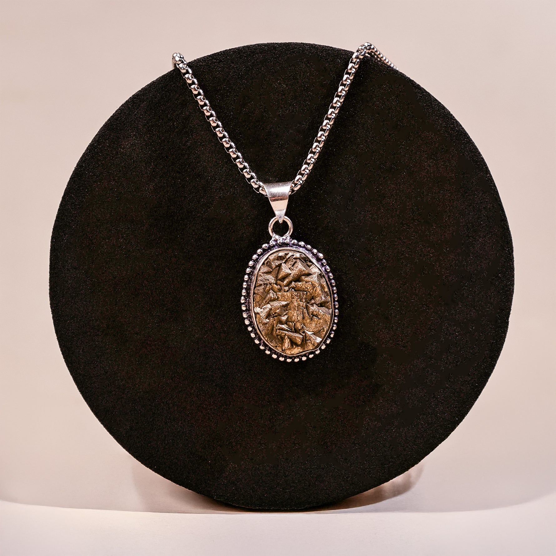 Pyrite Pendant for Wealth & Money - Abhimantrit