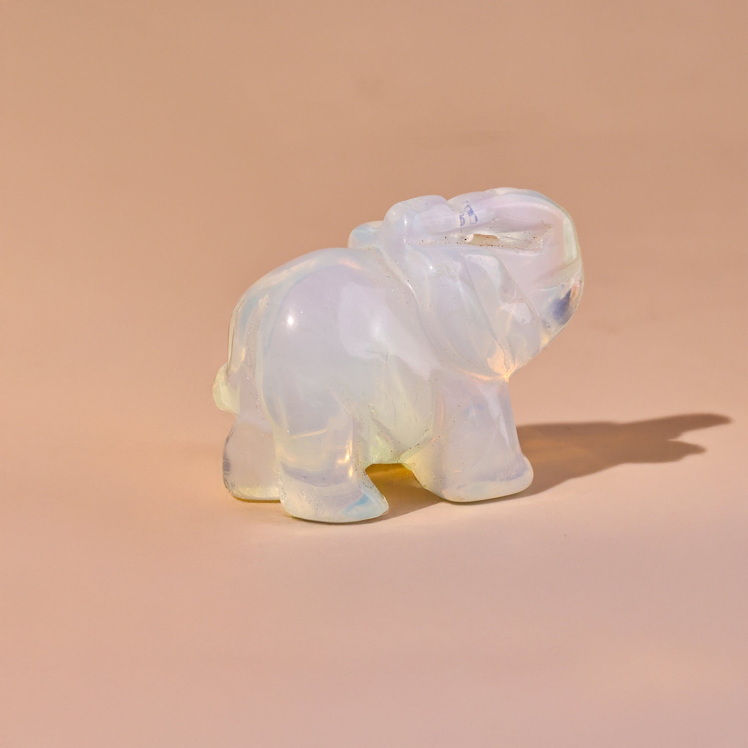 Opalite Crystal Elephant - Abhimantrit