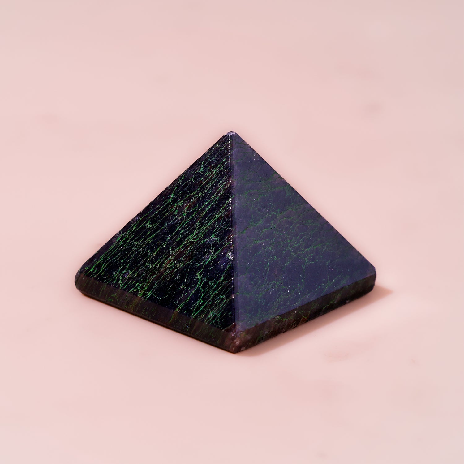 Black Taurmaline Pyramid - Abhimantrit