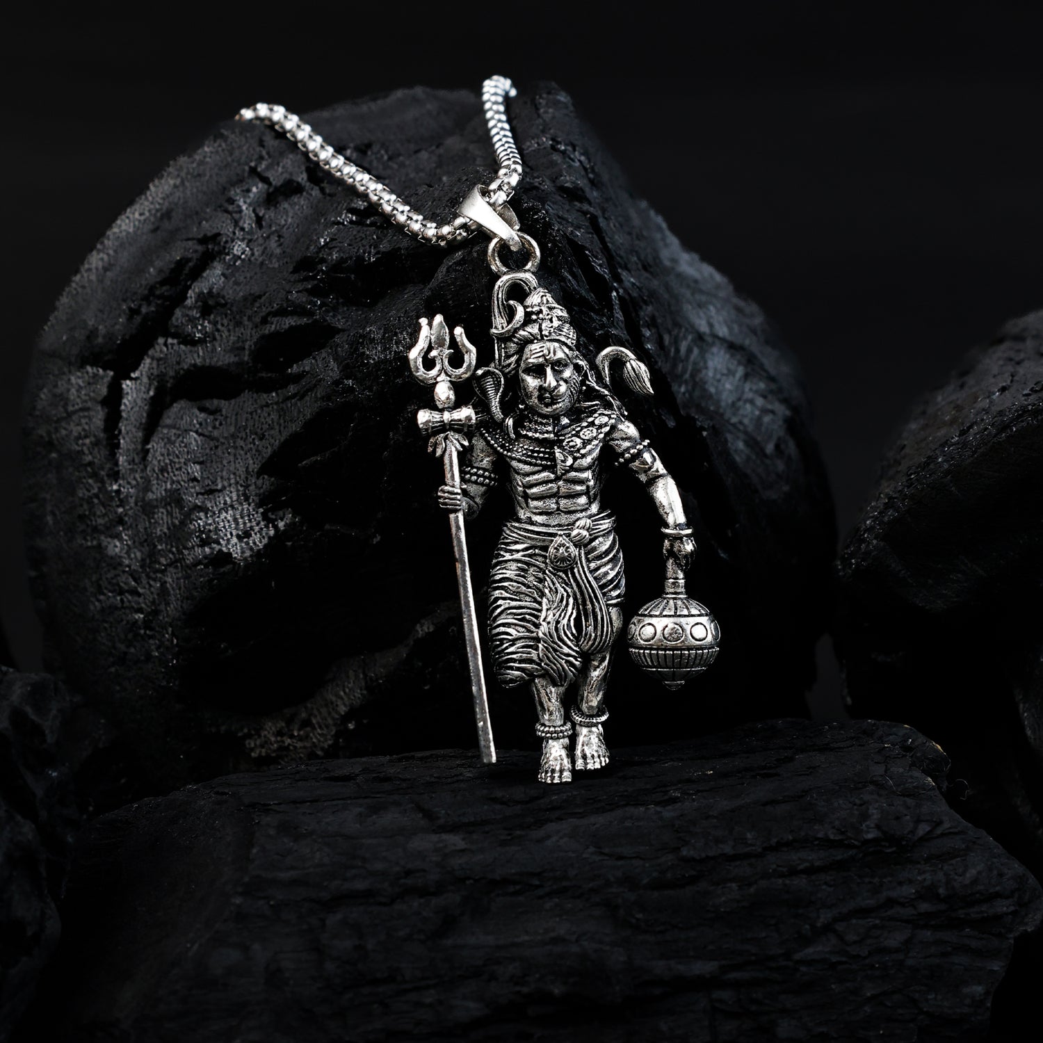 Shiv & Hanuman ji Pendent - Abhimantrit