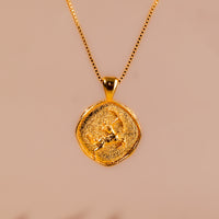 Sagittarius Zodiac Sign Gold Plated Pendant