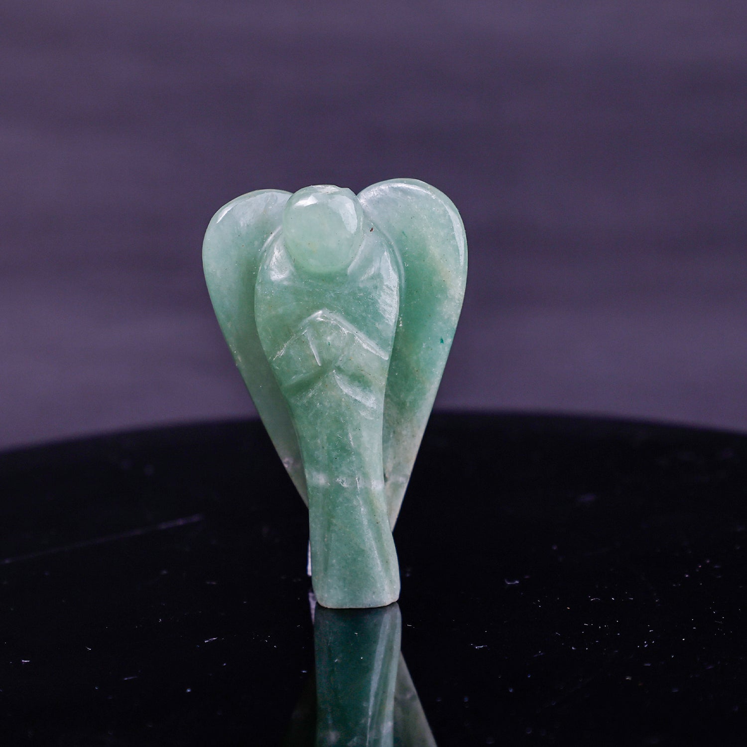Green Aventurine Crystal Angle - Abhimantrit
