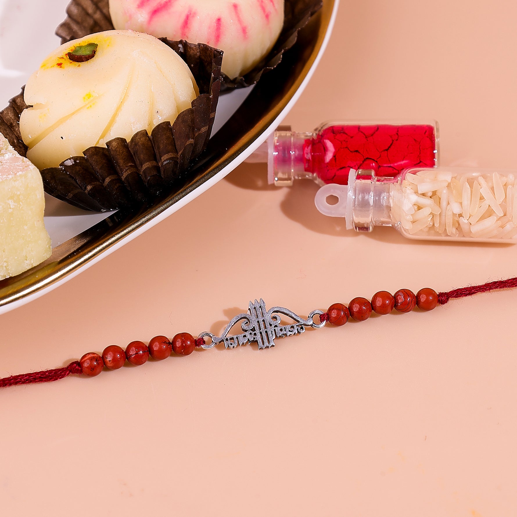 92.5 Pure Silver Jai Shree Shyam Rakhi - Abhimantrit & Certified