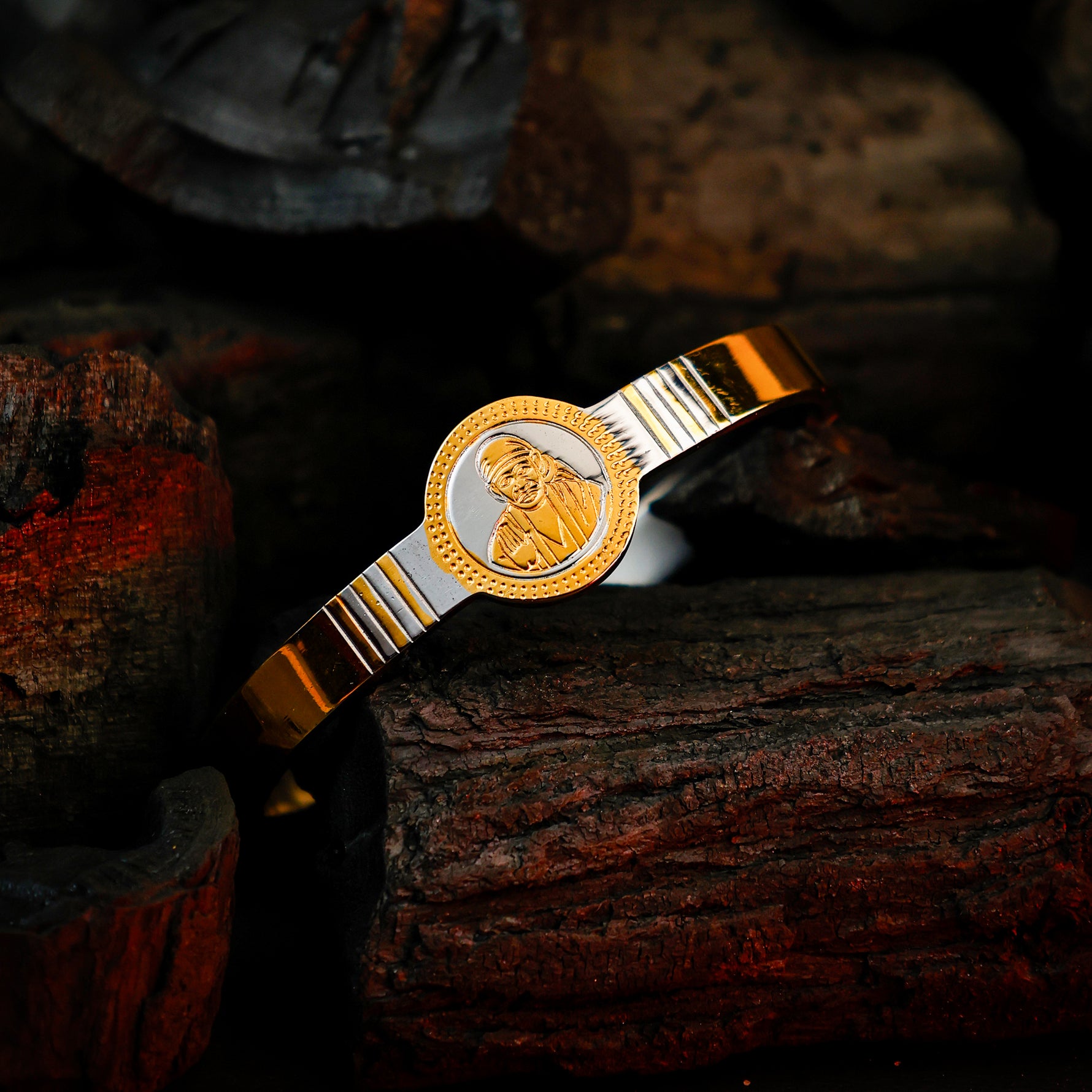 Sai Baba Kada  (IGP Gold Plating) – Abhimantrit