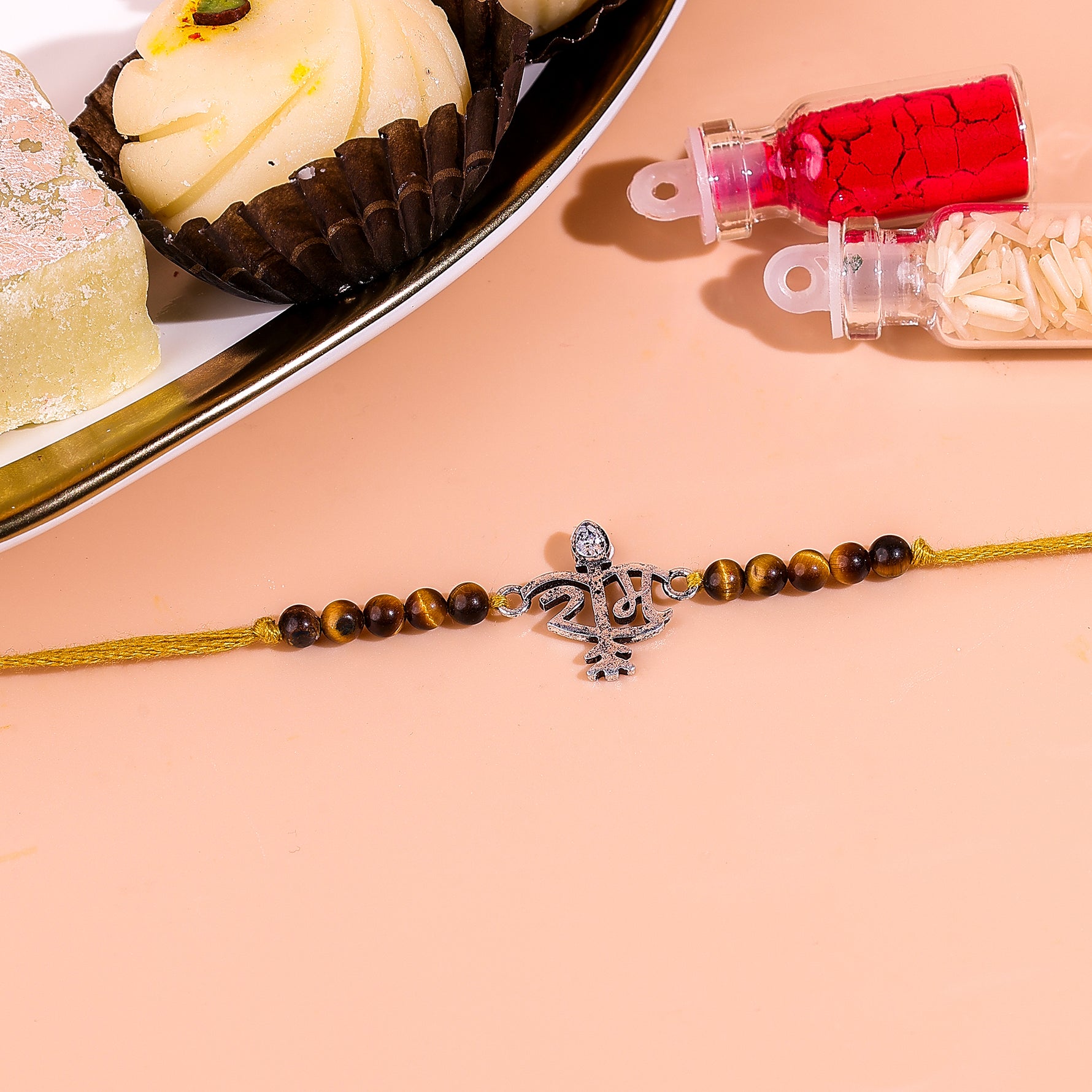 92.5 Pure Silver Ram Rakhi - Abhimantrit & Certified
