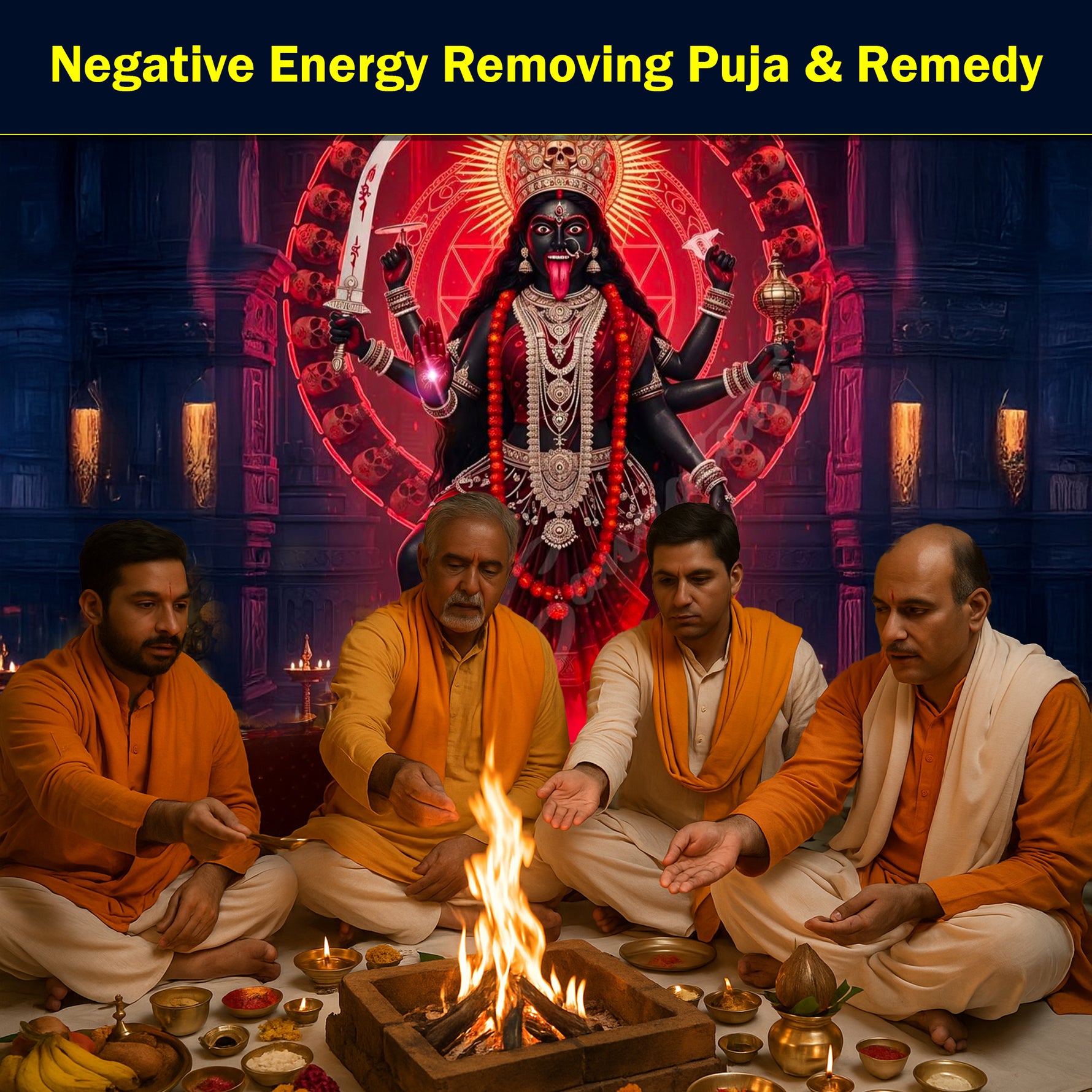 Negative Energy Removing Puja & Remedy: Overcome Tantra Mantra Badha with Powerful Rituals