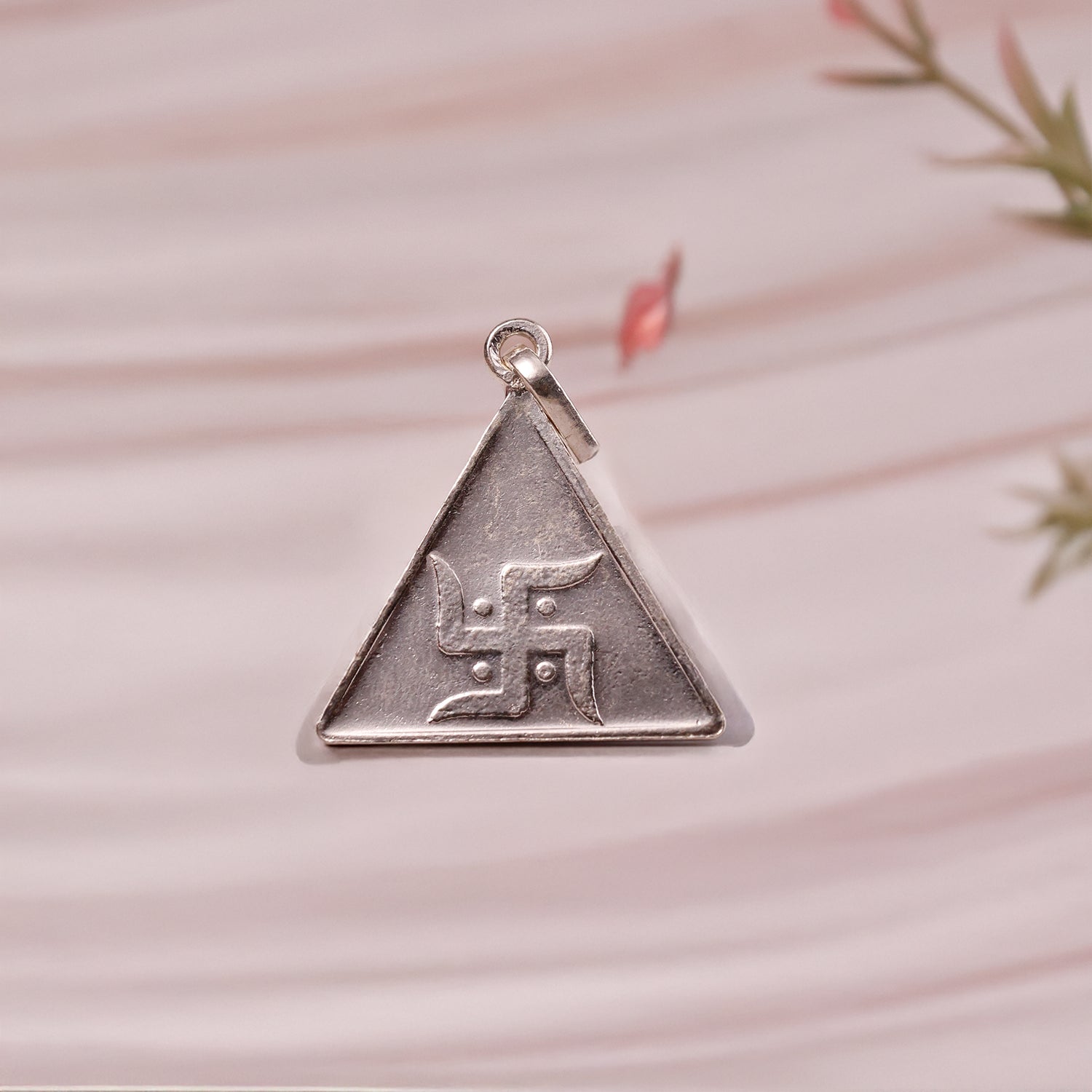Trishakti Silver Surya Budh Yantra Pendant - Abhimantrit