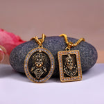 Gold Hanuman ji Pendant Combo