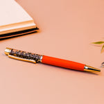 Pen With Pyrite Stone