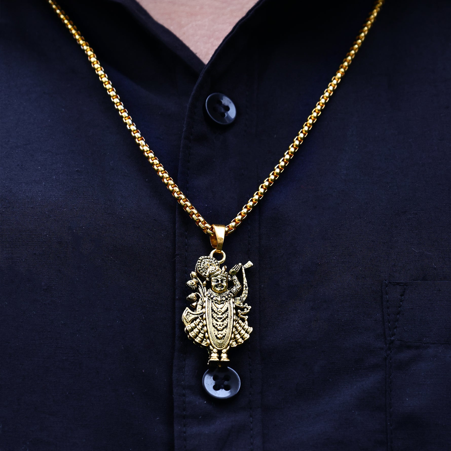 Shree Nathji Krishna Pendant - Abhimantrit