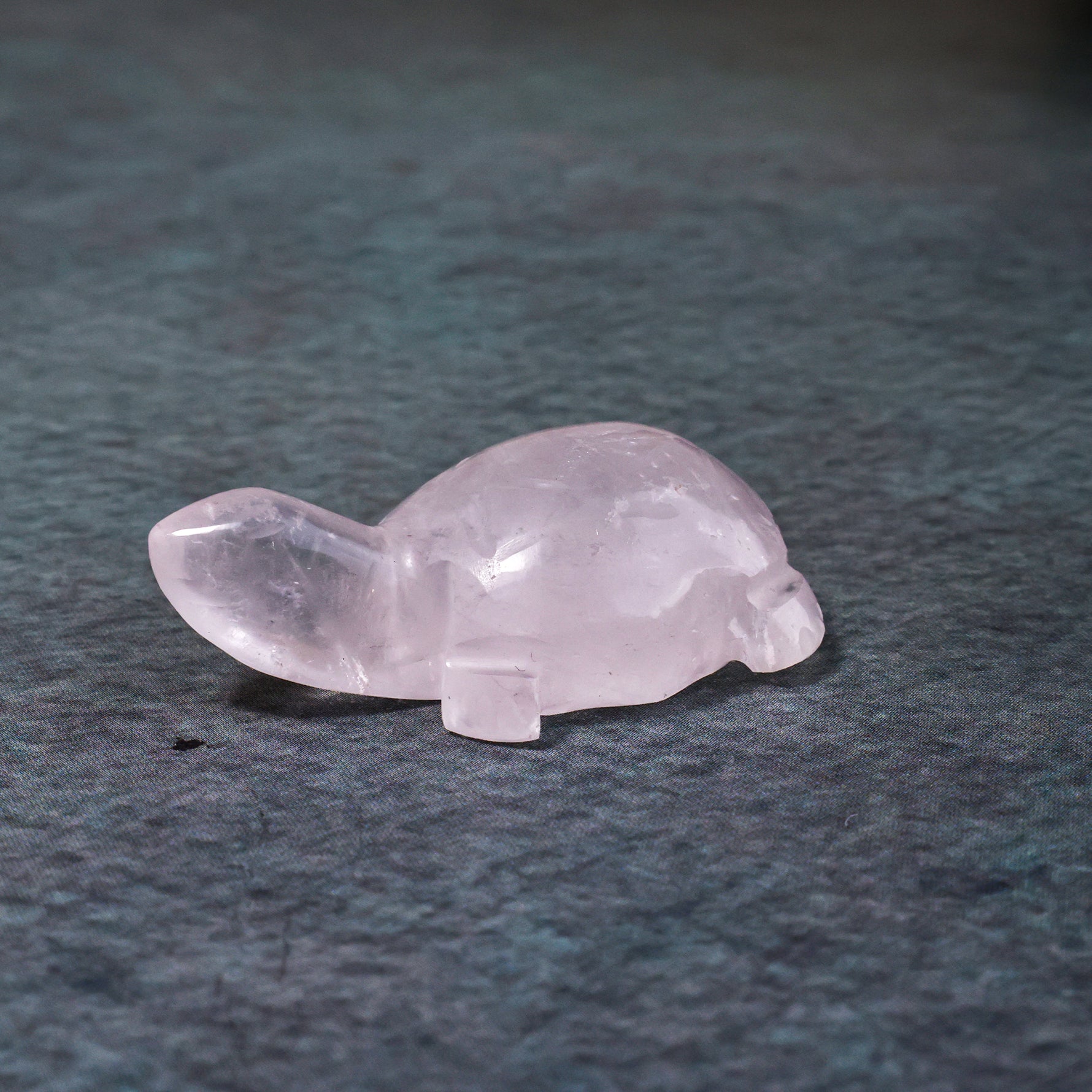 Rose Quartz Small TurtleRose Quartz Small Turtle - Abhimantrit