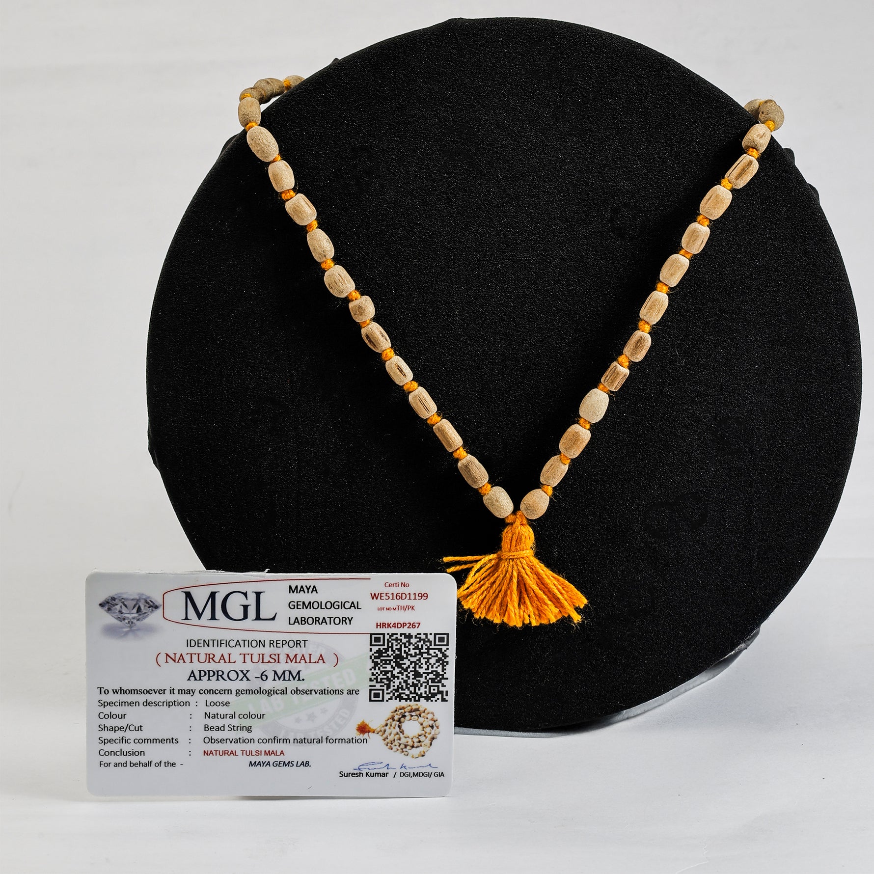 Tulsi Mala - Abhimantrit & Certified