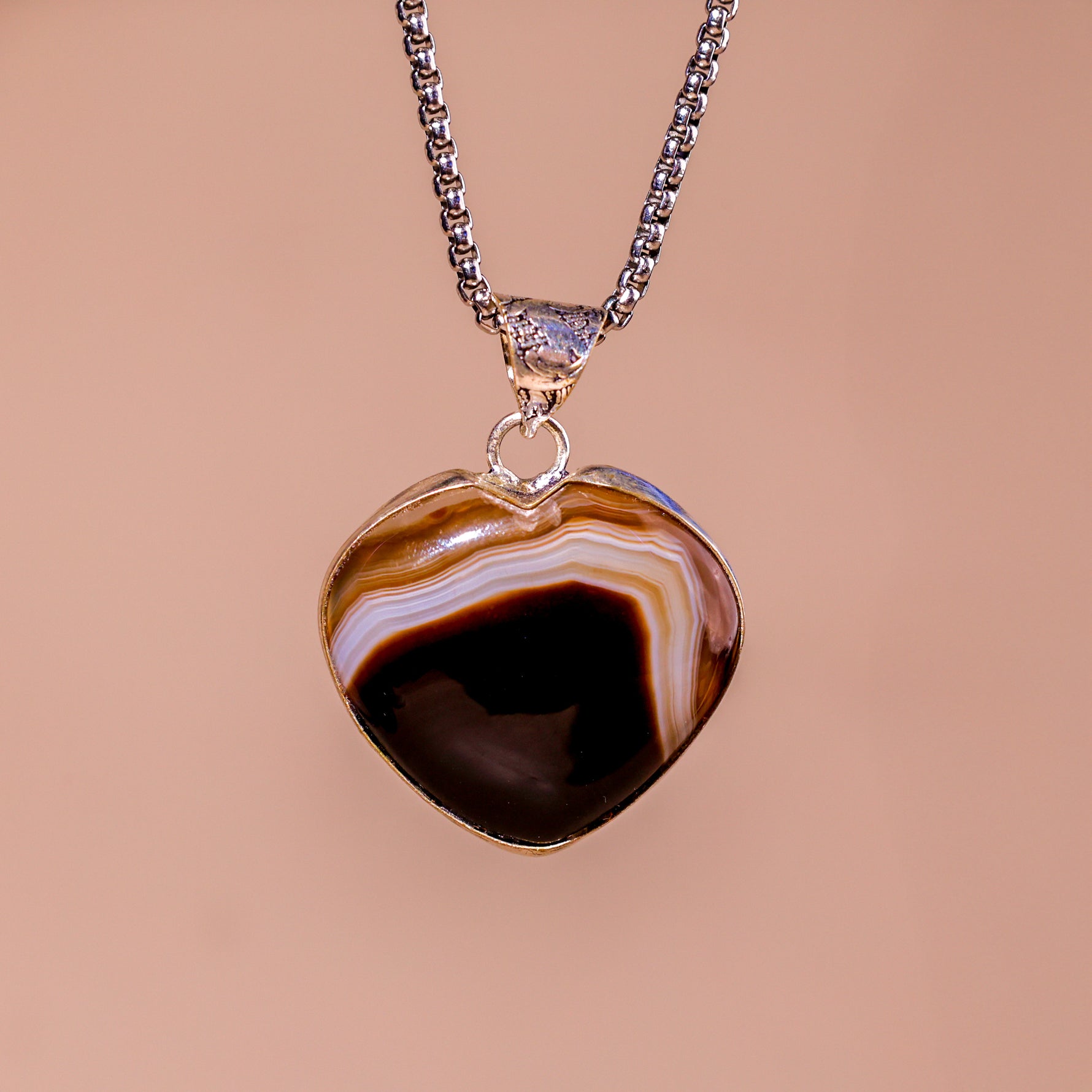 Sulemani Heart Pendant - Abhimantrit & Certified