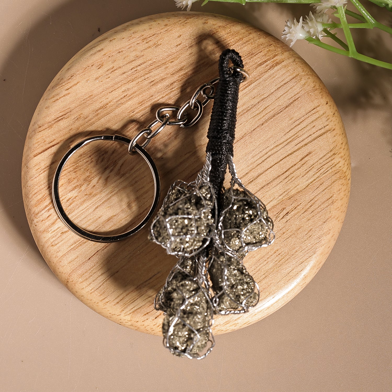 Pyrite Keychain - Abhimantrit