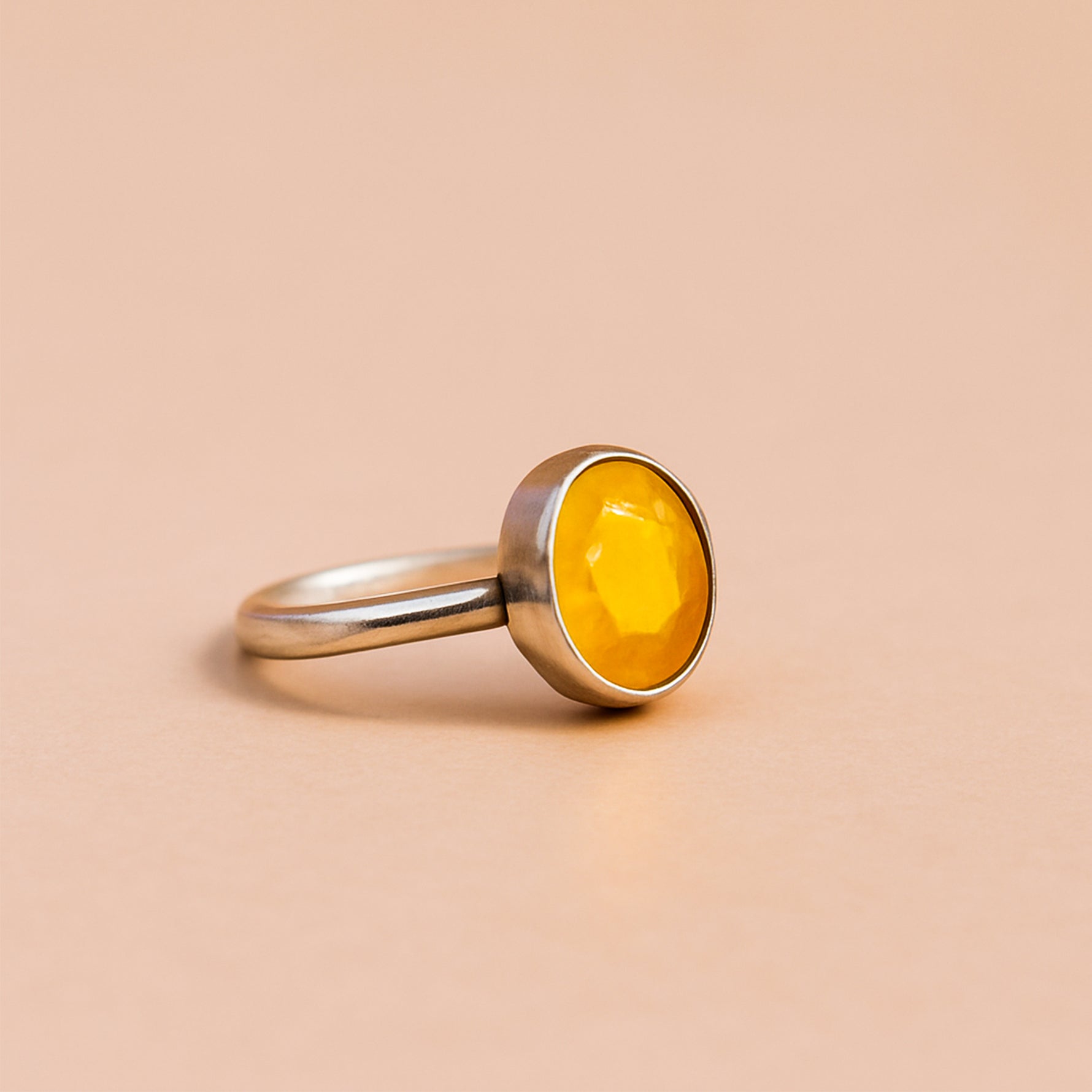 Yellow Sapphire Ring (Pukhraj) - Abhimantrit & Certified
