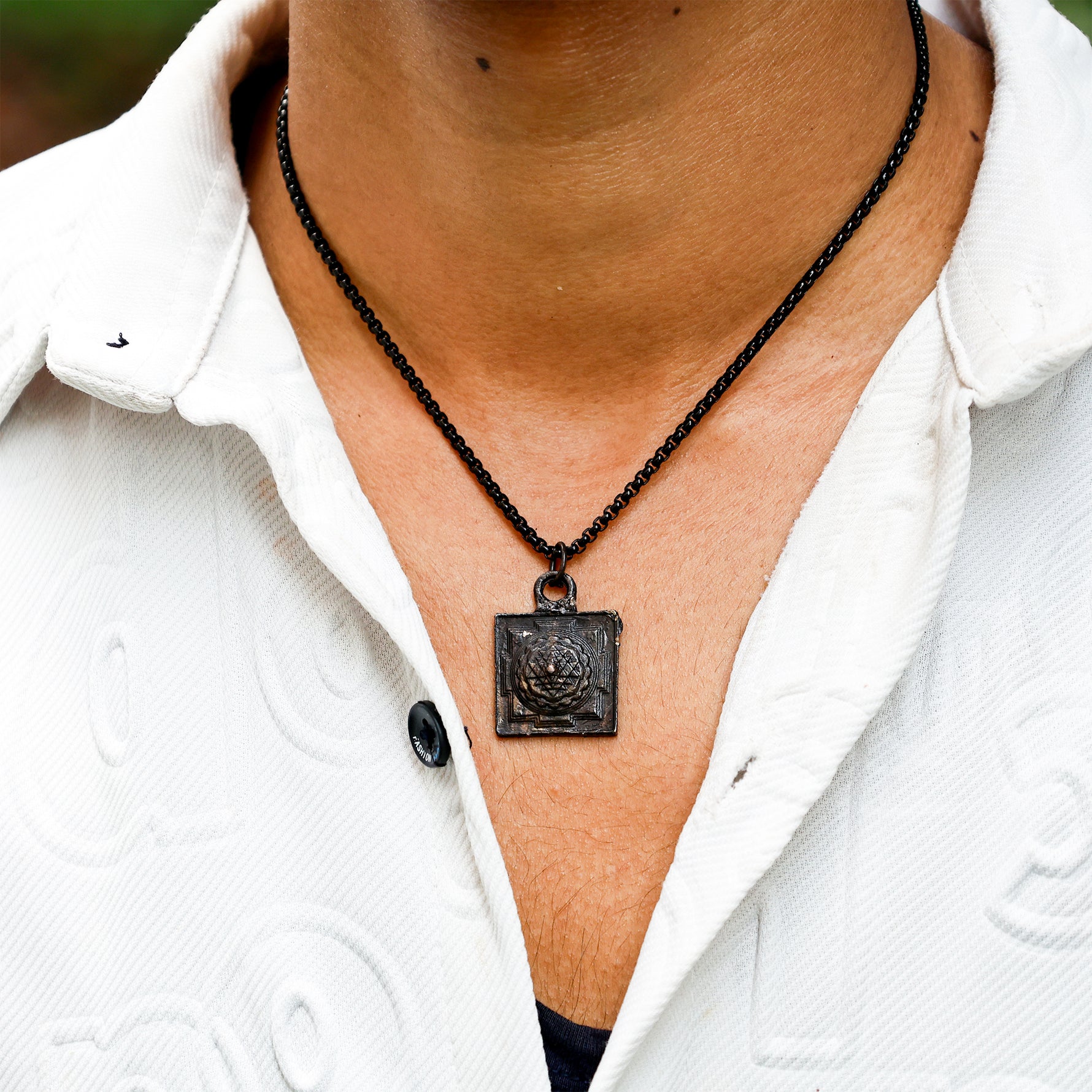 Pendant Shree Yantra Black - Abhimantrit