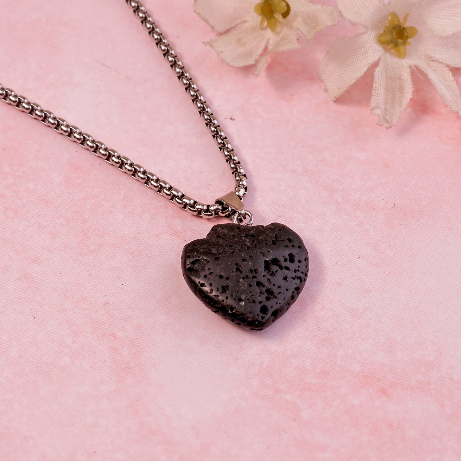 Lava Heart Pendant - Abhimantrit & Certified
