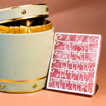 Jain Namaskar Mahamantra Rose Quartz Tealight Holder