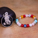 Pregnanct Bracelet & Krishna Kavach with Krishna Kavach & Pendant With Tree (Combo)
