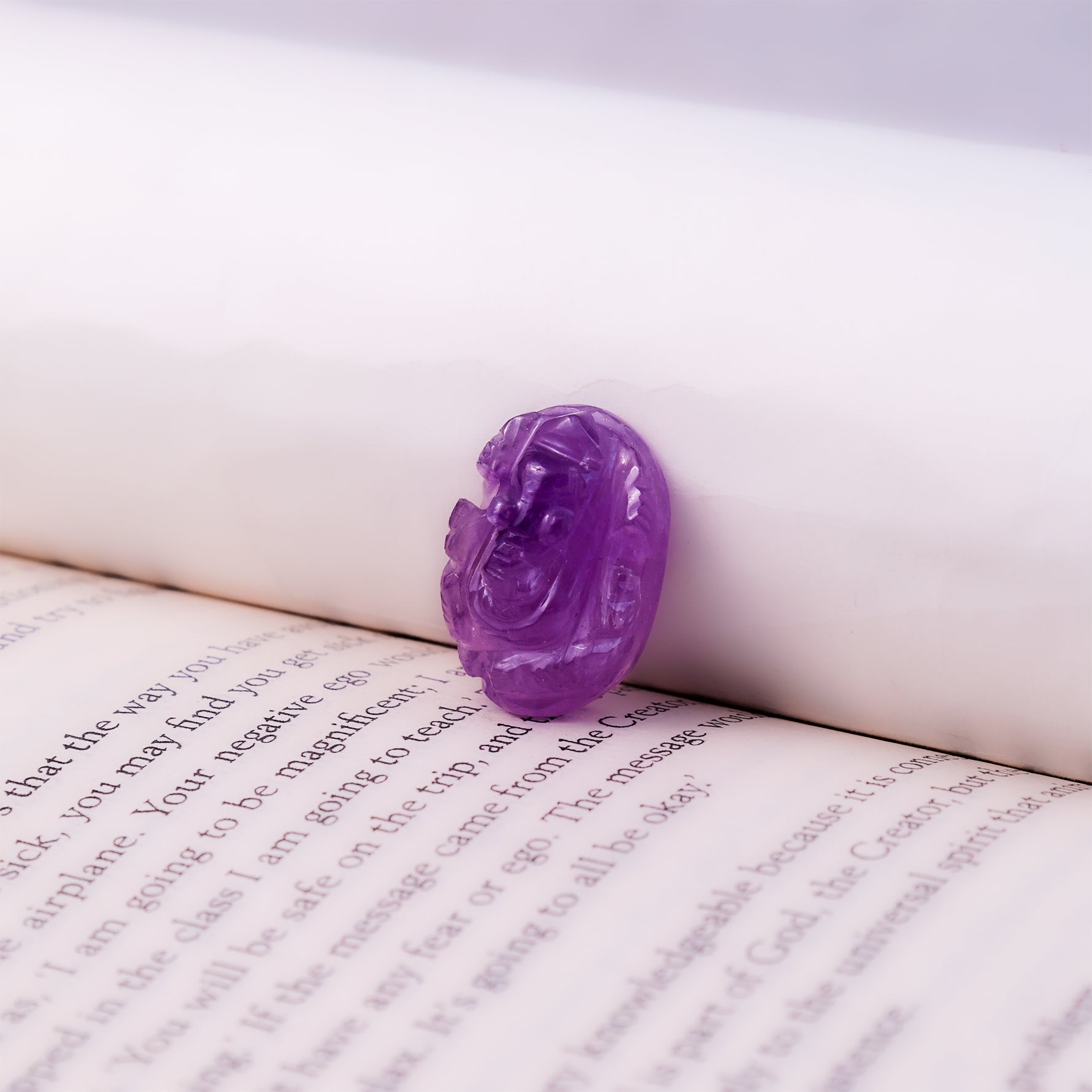 Amethyst Ganesha - Abhimantrit & Certified