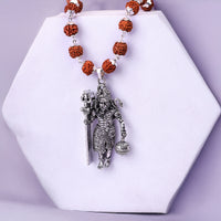 Shiv Ji Hanuman Ji Rudraksha Mala Pendant