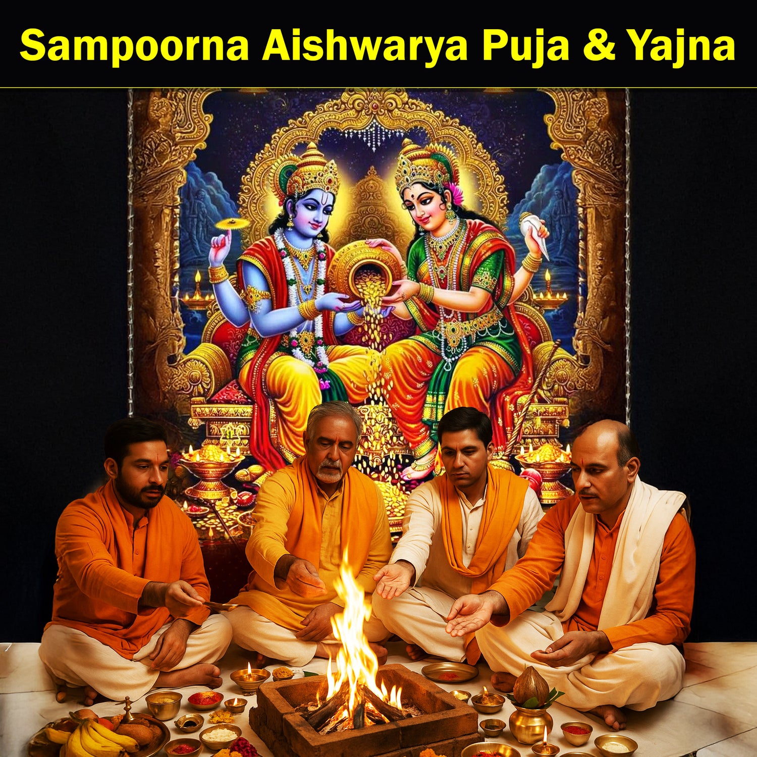 Sampoorna Aishwarya Puja & Yajna: To Bring Wealth, Abundanc and Prosperity Into All Areas of Life, Ensuring Success and Financial Stability