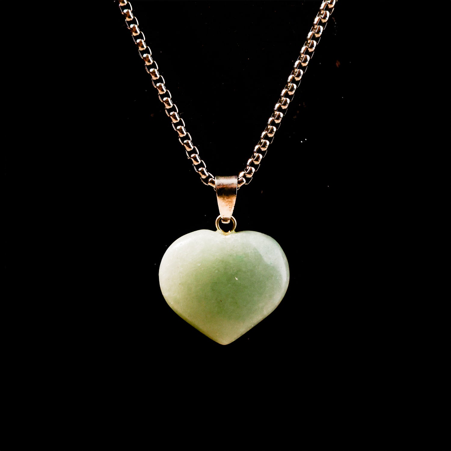 Green Aventure Lite Color Heart Pendant - Abhimantrit & Certified