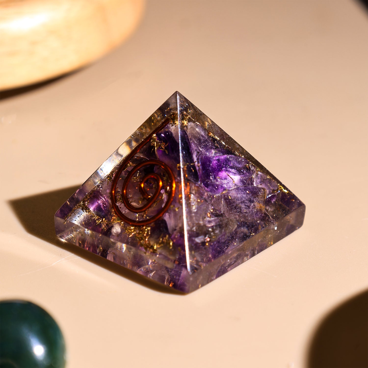Amethyst Pyramid - Abhimantrit
