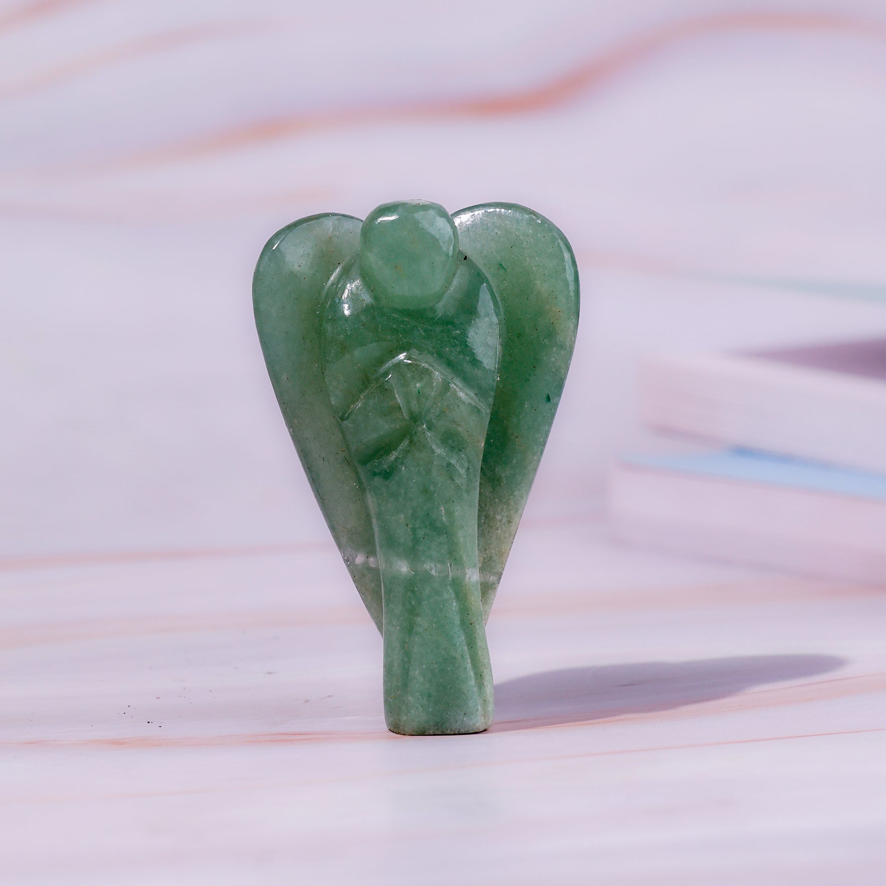 Green Aventurine Crystal AngleGreen Aventurine Crystal Angle - Abhimantrit