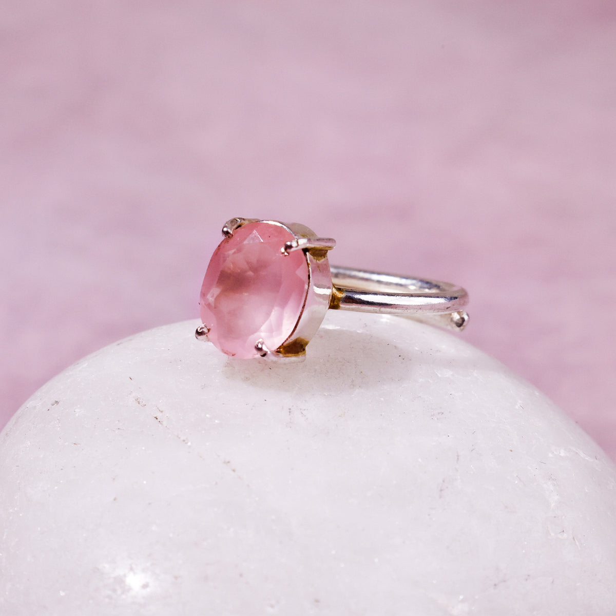 Rose Quartz Ring