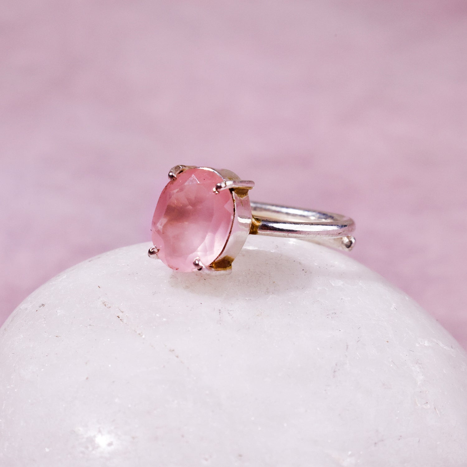 Rose Quartz Ring