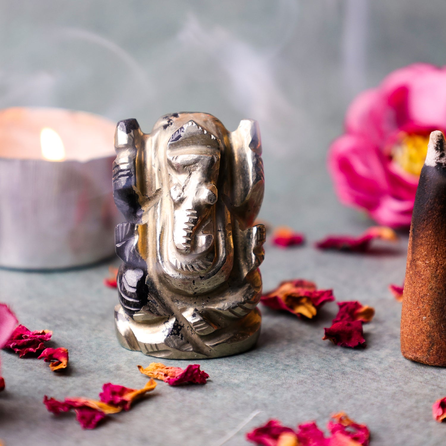 Pyrite Ganesha - Abhimantrit & Certified