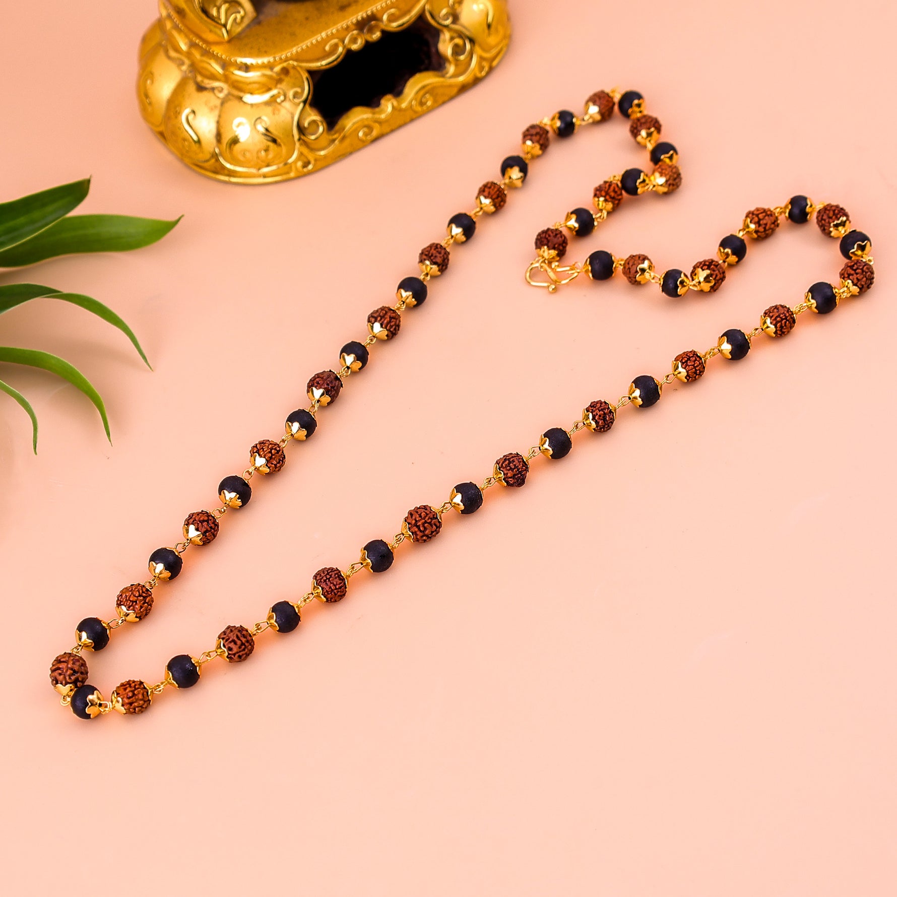 Karungali Mala With Rudraksha BeadsKarungali Mala With Rudraksha Beads - Abhimantrit