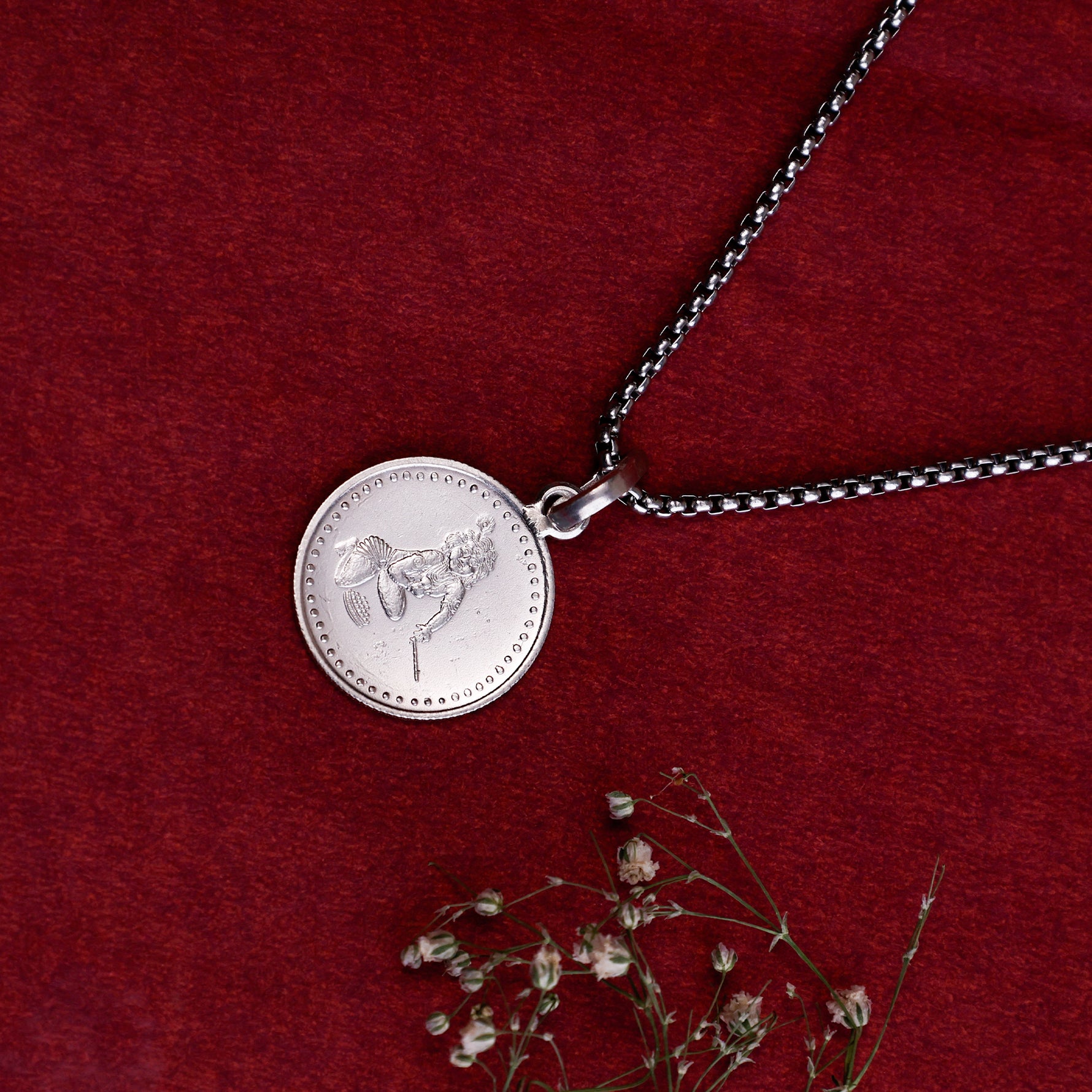 Krishan Ji Yantra Pure Silver - Abhimantrit