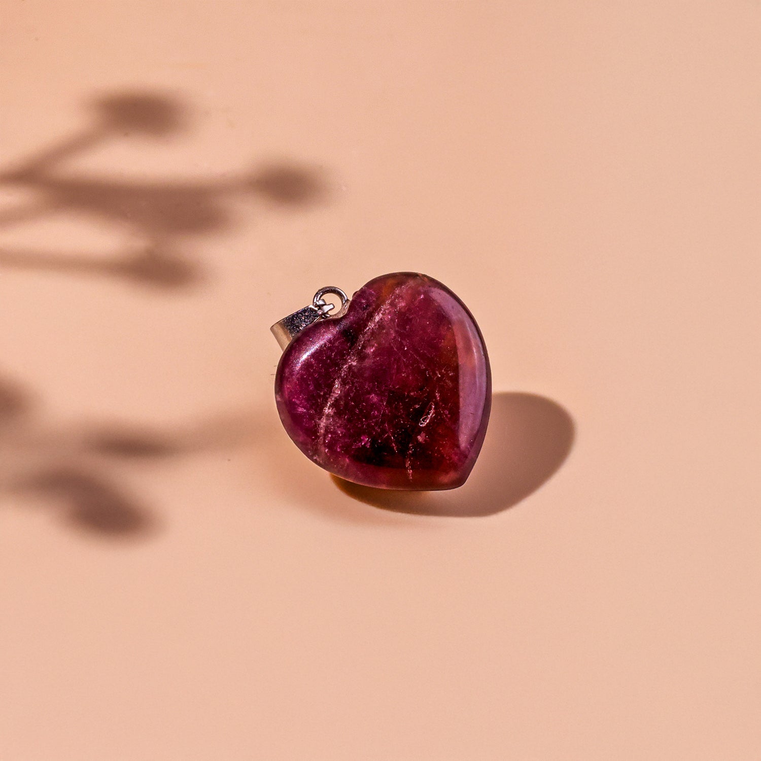 Amethyst Heart Pendant