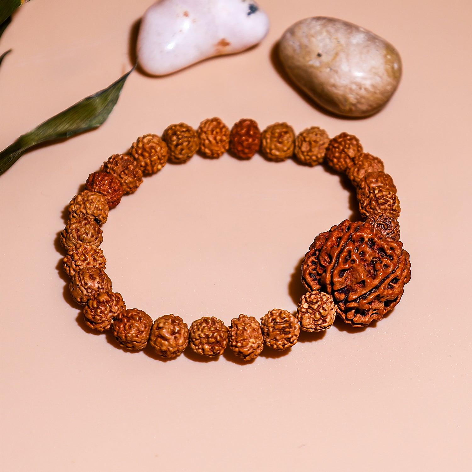 5 Mukhi Rudraksha Bracelet (Five Faced) - Abhimantrit & Certified
