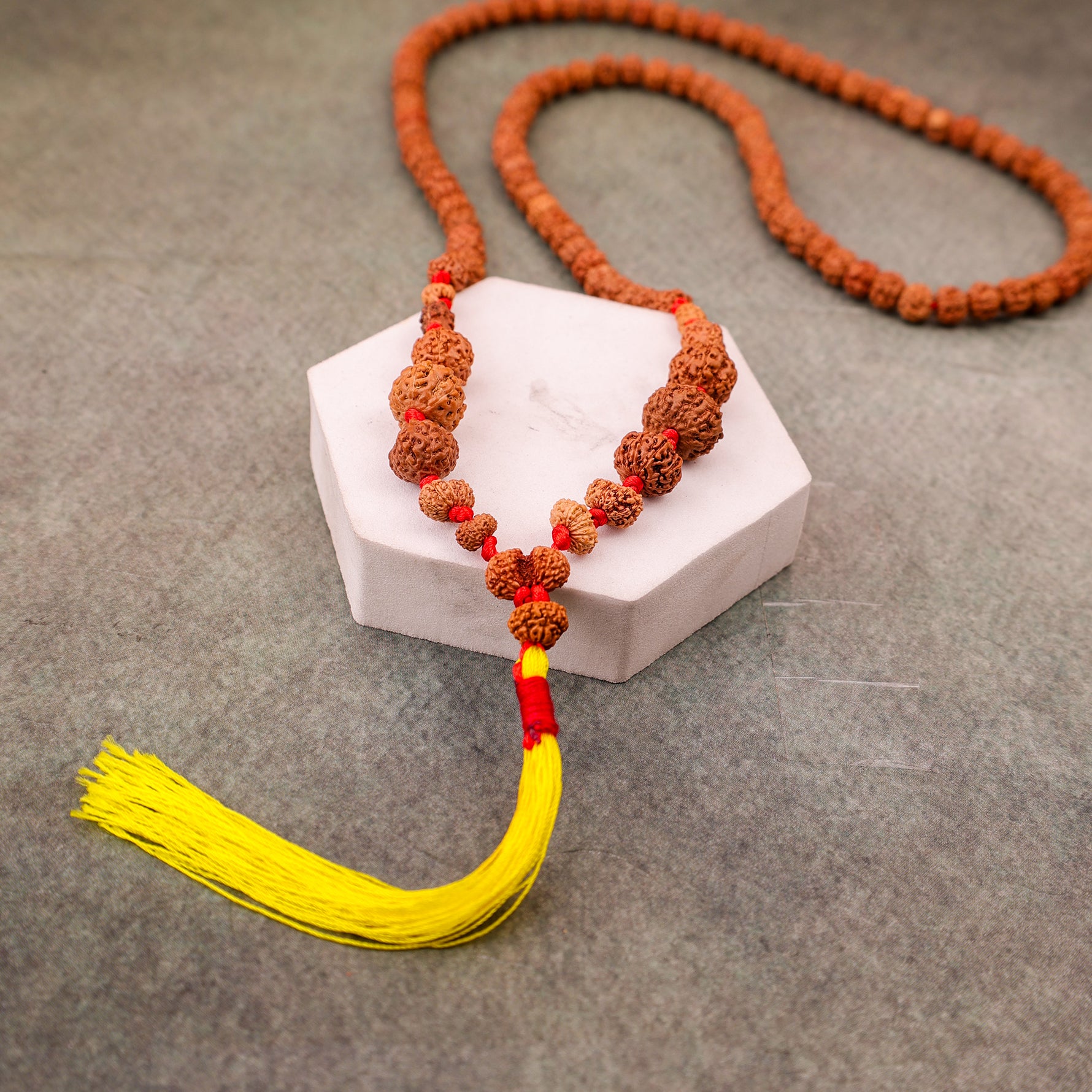 Rudraksha Raksha Mala - Abhimantrit & Certified