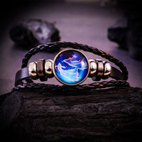Pisces Leather Bracelet