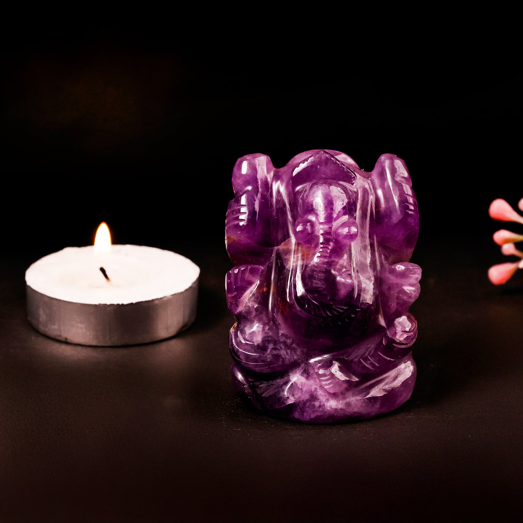 Amethyst Ganesh ji  - Abhimantrit & Certified