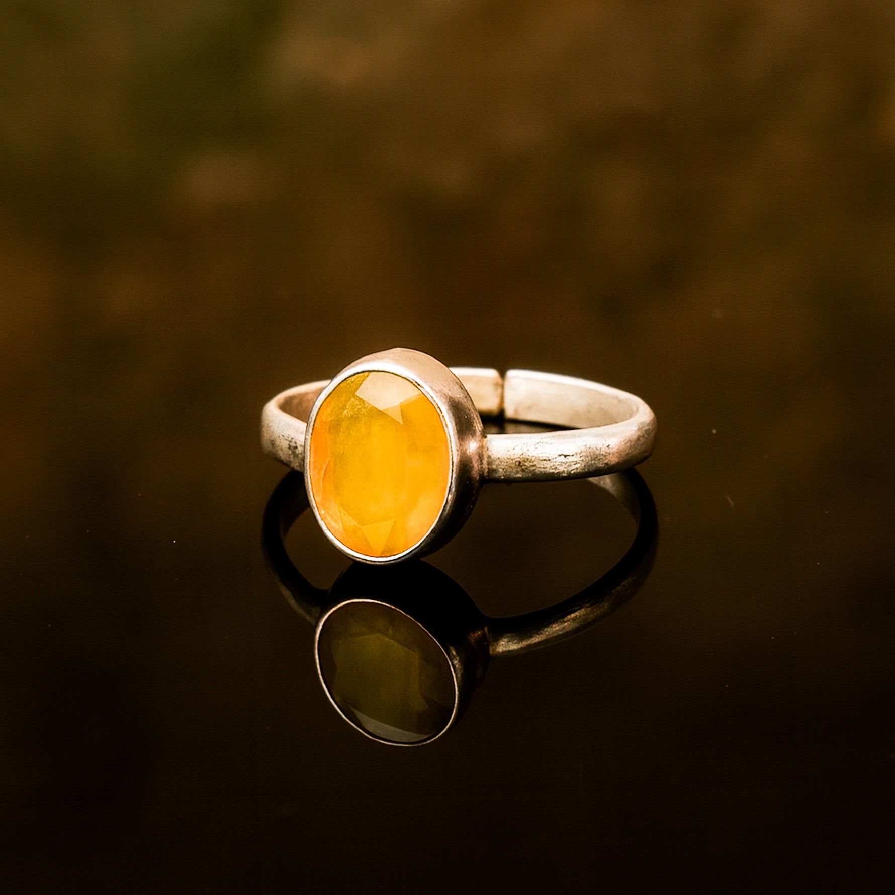 Yellow Sapphire Ring (Pukhraj) - Abhimantrit & Certified
