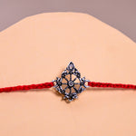 92.5 Pure Silver sudarshana chakra Rakhi