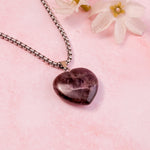 Amethyst Heart Pendant